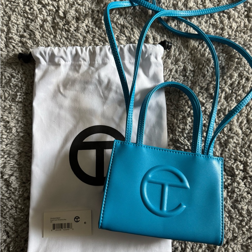 Telfar Cyan Shopping Bag